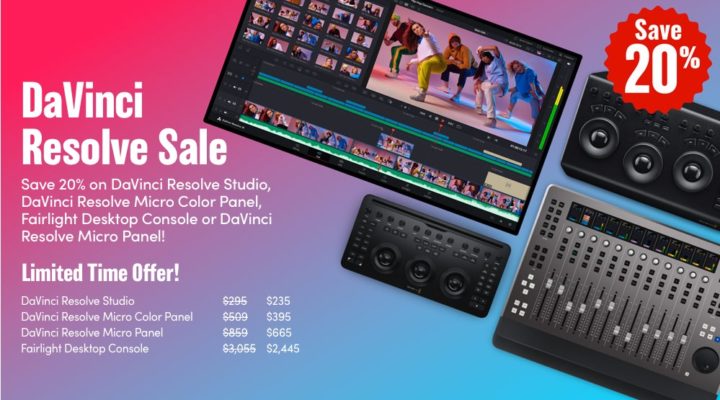 DaVinci Resolve Studio is 20% off in Blackmagic Design's limited time sale 14